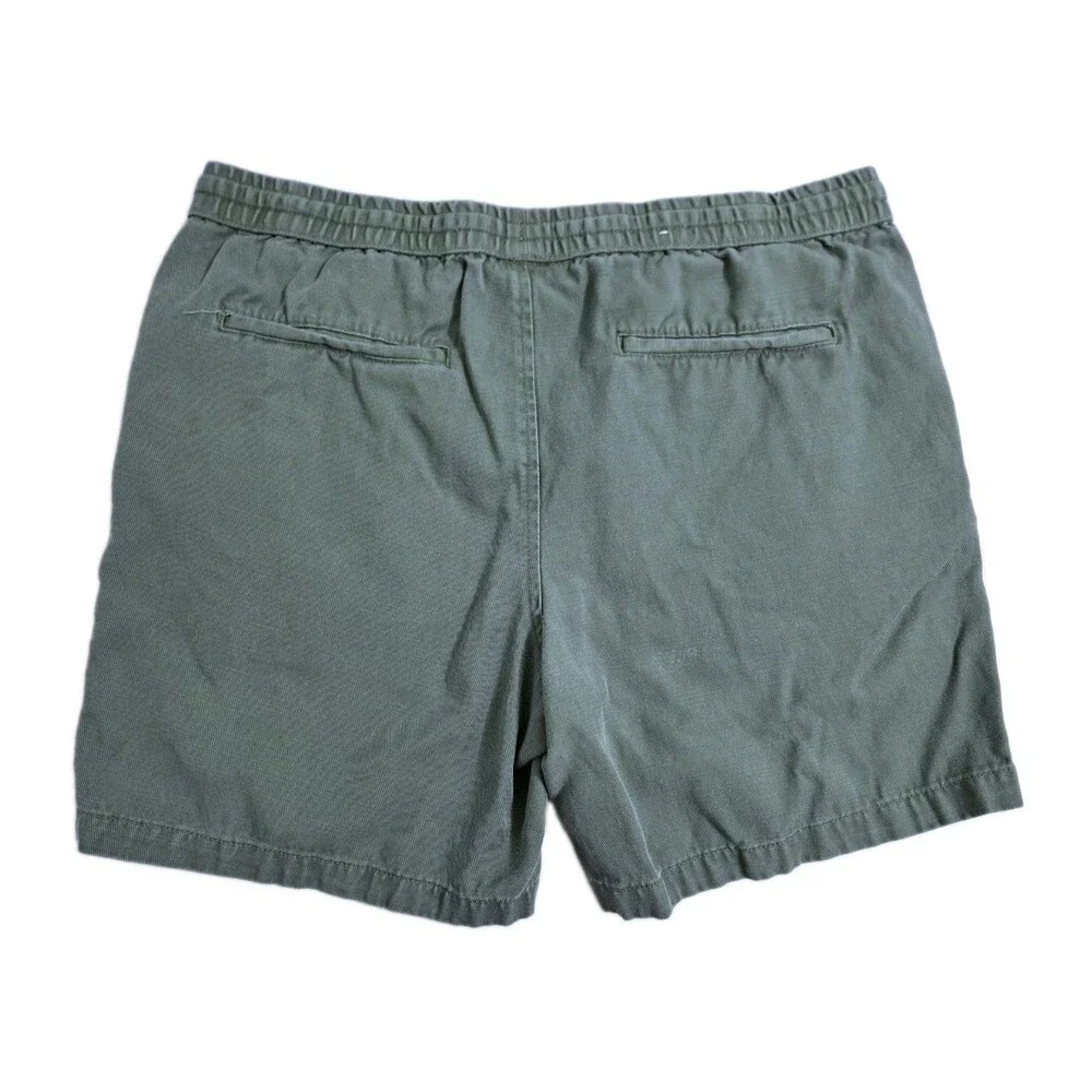 Goodfellow Men's Large Drawstring Pull On Green Shorts Beach Summer Gym Run